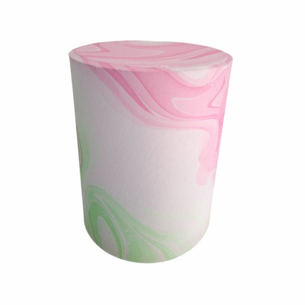 Capa Cilindro P Rosa e Verde Mesclado